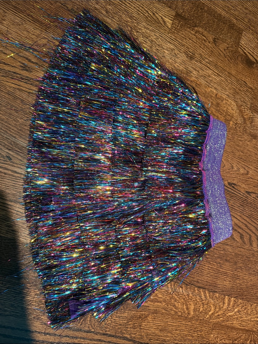 Lola + The Boys tinsel skirt